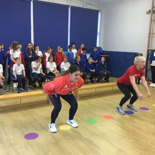 Athlete visit - Jemima Yeats